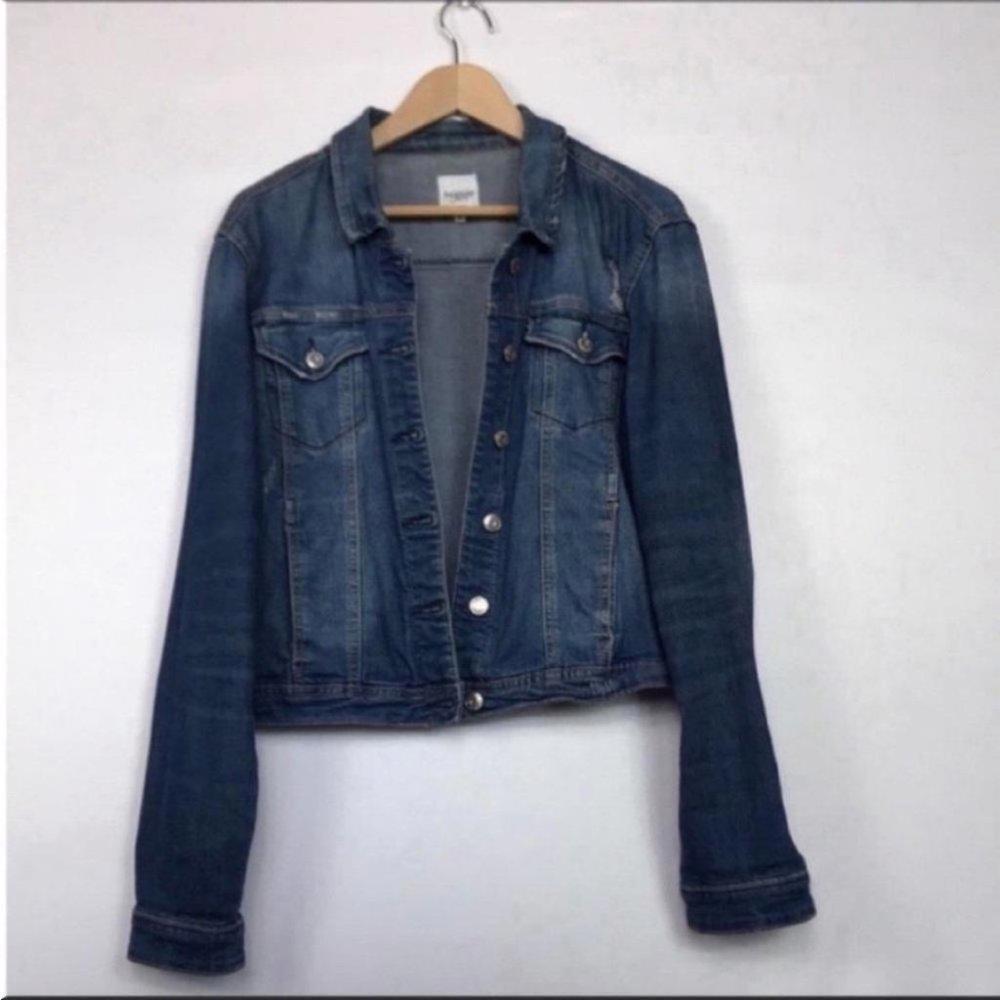 Kensie Jeans Women's Buttoned Denim Jacket Size M